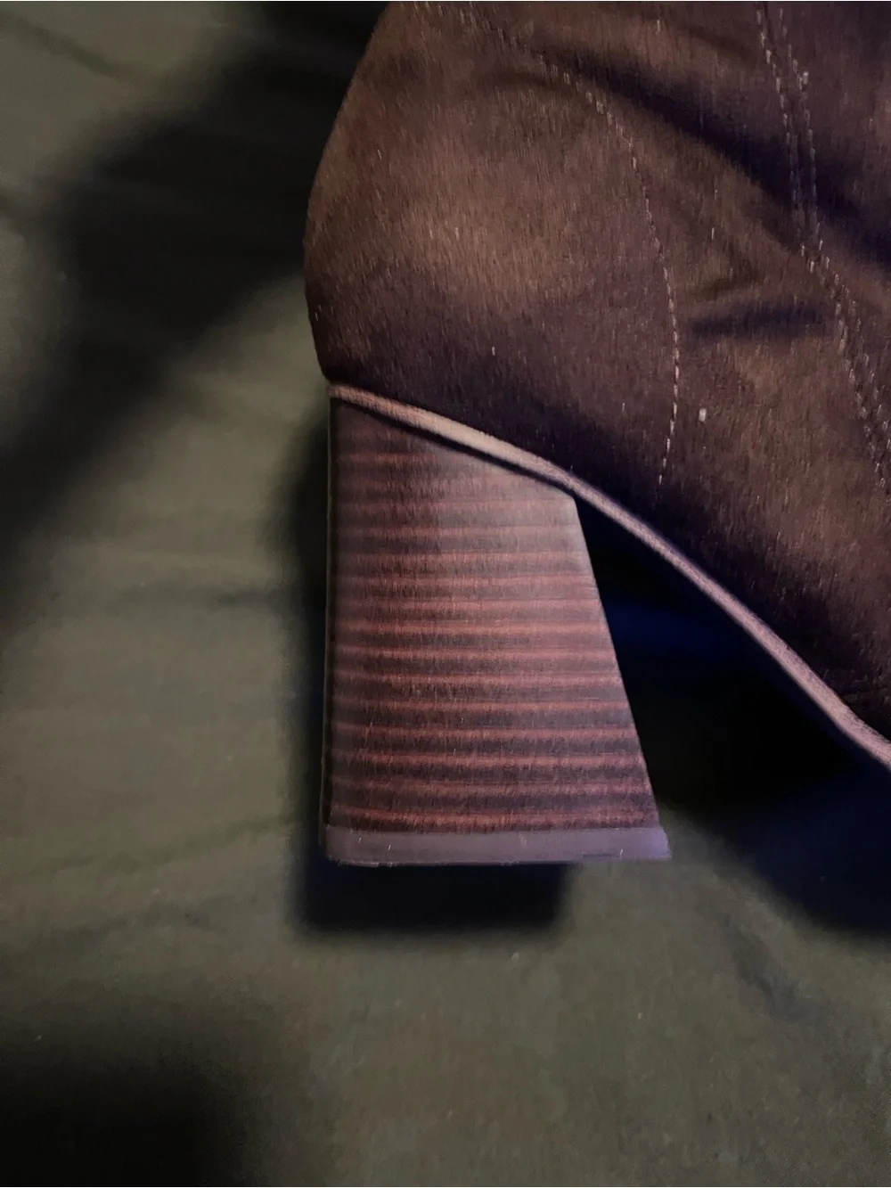 Nine West Tall Dark Brown 201 Suede Over-the-Knee Boots size 5.5
